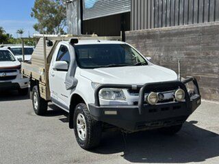 2014 Holden Colorado RG MY14 LX White 6 Speed Manual Cab Chassis.