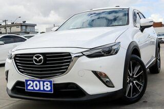 2018 Mazda CX-3 DK2W7A Akari SKYACTIV-Drive FWD White 6 Speed Sports Automatic Wagon.