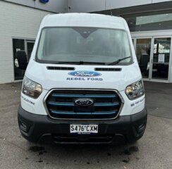 2023 Ford E-Transit VO 2023.50MY 420L Mid Roof Frozen White 1 Speed Reduction Gear Van.