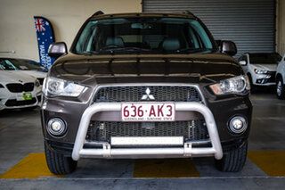 2012 Mitsubishi Outlander ZH MY12 LS 2WD Brown 6 Speed Constant Variable Wagon.