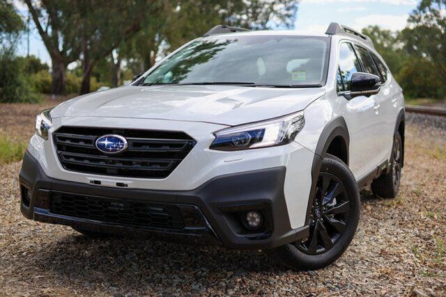 New Subaru Outback B7A MY24 AWD Sport CVT XT Wangaratta, 2024 Subaru Outback B7A MY24 AWD Sport CVT XT Crystal White Pearl 8 Speed Continuous Variable Wagon