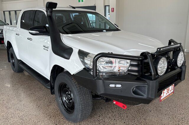 Used Toyota Hilux GUN136R SR Double Cab 4x2 Hi-Rider Winnellie, 2017 Toyota Hilux GUN136R SR Double Cab 4x2 Hi-Rider White 6 Speed Sports Automatic Utility