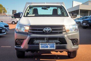 2022 Toyota Hilux TGN121R Workmate 4x2 Glacier White 5 Speed Manual Cab Chassis