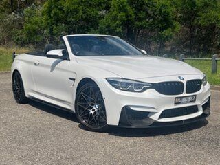 2019 BMW M4 F83 LCI Competition M-DCT Mineral White 7 Speed Sports Automatic Dual Clutch Convertible.