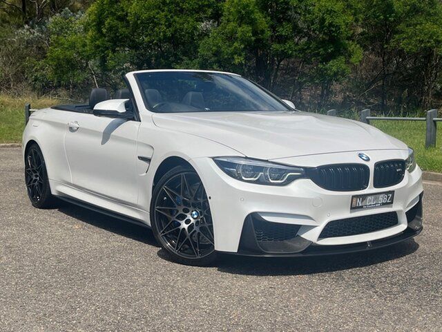 Used BMW M4 F83 LCI Competition M-DCT Brookvale, 2019 BMW M4 F83 LCI Competition M-DCT Mineral White 7 Speed Sports Automatic Dual Clutch Convertible