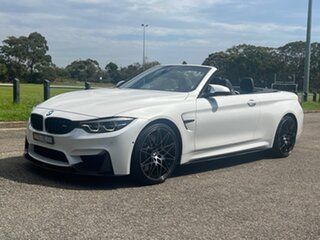 2019 BMW M4 F83 LCI Competition M-DCT Mineral White 7 Speed Sports Automatic Dual Clutch Convertible