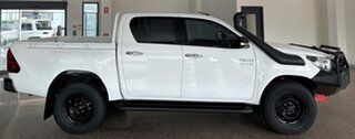 2017 Toyota Hilux GUN136R SR Double Cab 4x2 Hi-Rider White 6 Speed Sports Automatic Utility.
