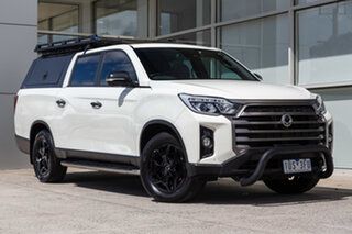 2021 Ssangyong Musso Q215 MY21 Ultimate Luxury Crew Cab White 6 Speed Sports Automatic Utility.
