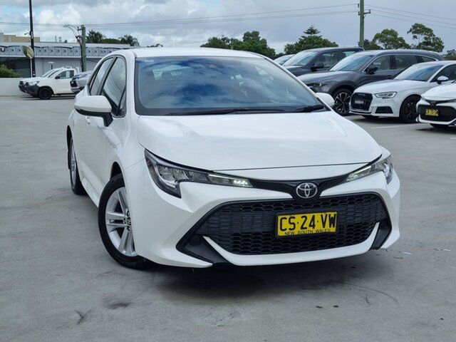 Used Toyota Corolla Mzea12R Ascent Sport Liverpool, 2018 Toyota Corolla Mzea12R Ascent Sport White 10 Speed Constant Variable Hatchback