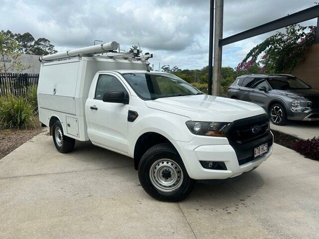 Used Ford Ranger PX MkII XL Hi-Rider Cooroy, 2017 Ford Ranger PX MkII XL Hi-Rider White 6 Speed Sports Automatic Cab Chassis