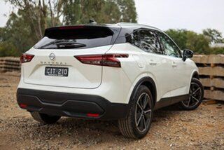 2023 Nissan Qashqai J12 MY23 ST-L X-tronic Ivory Pearl & Black Roof 1 Speed Continuous Variable