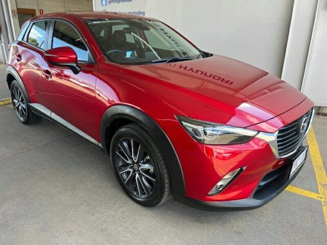 Used Mazda CX-3 DK2W7A sTouring SKYACTIV-Drive Melton, 2017 Mazda CX-3 DK2W7A sTouring SKYACTIV-Drive Red 6 Speed Sports Automatic Wagon