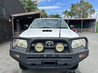 2010 Toyota Hilux KUN26R MY10 SR White 5 Speed Manual Cab Chassis
