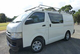 2010 Toyota HiAce KDH201R MY10 LWB White 5 Speed Manual Van.