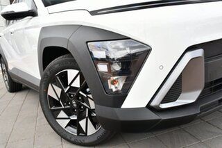 2024 Hyundai Kona SX2.V1 MY24 Hybrid D-CT 2WD Atlas White 6 Speed Sports Automatic Dual Clutch Wagon.