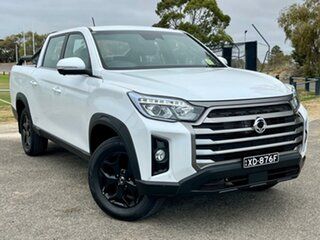 2023 Ssangyong Musso Q250 MY23 Ultimate Luxury Crew Cab XLV White 6 Speed Sports Automatic Utility.