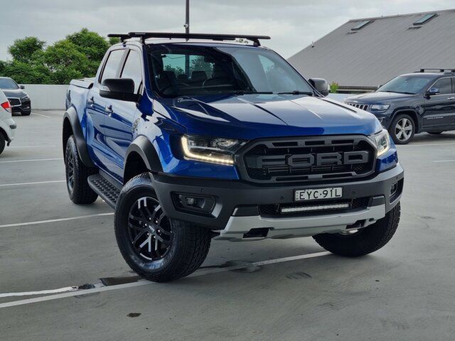 Used Ford Ranger PX MkIII 2019.00MY Raptor Liverpool, 2018 Ford Ranger PX MkIII 2019.00MY Raptor Blue 10 Speed Sports Automatic Utility