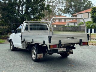 2013 Toyota Hilux TGN16R MY12 Workmate 4x2 White 4 Speed Automatic Cab Chassis