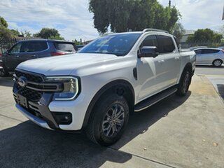 2023 Ford Ranger PY 2022MY Wildtrak White 10 Speed Sports Automatic Double Cab Pick Up.