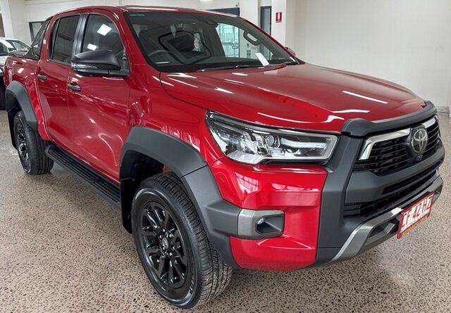 Used Toyota Hilux GUN126R Rogue Double Cab Winnellie, 2023 Toyota Hilux GUN126R Rogue Double Cab Red 6 Speed Sports Automatic Utility