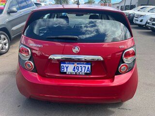 2013 Holden Barina TM MY13 CD Red 6 Speed Automatic Hatchback.