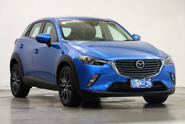 Used Mazda CX-3 DK2W7A sTouring SKYACTIV-Drive Victoria Park, 2017 Mazda CX-3 DK2W7A sTouring SKYACTIV-Drive Blue 6 Speed Sports Automatic Wagon