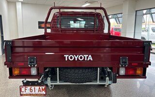 2024 Toyota Landcruiser Vdjl79R GXL Double Cab Maroon 5 Speed Manual Cab Chassis