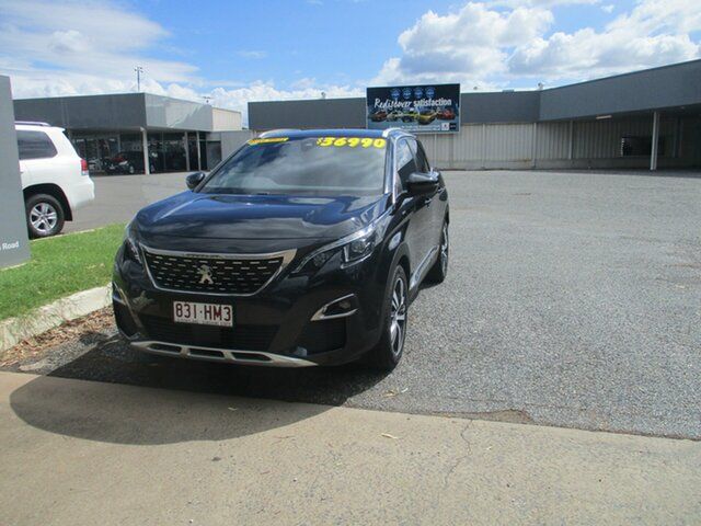Used Peugeot 3008 P84 MY18 GT Line SUV North Rockhampton, 2017 Peugeot 3008 P84 MY18 GT Line SUV Perla Nera Black 6 Speed Sports Automatic Hatchback