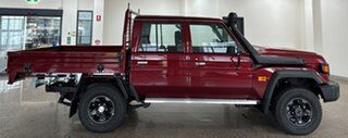 2024 Toyota Landcruiser Vdjl79R GXL Double Cab Maroon 5 Speed Manual Cab Chassis.
