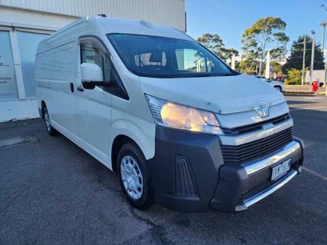 Pre-Owned Toyota HiAce GDH320R High Roof Super LWB Ferntree Gully, 2023 Toyota HiAce GDH320R High Roof Super LWB French Vanilla 6 Speed Sports Automatic Van