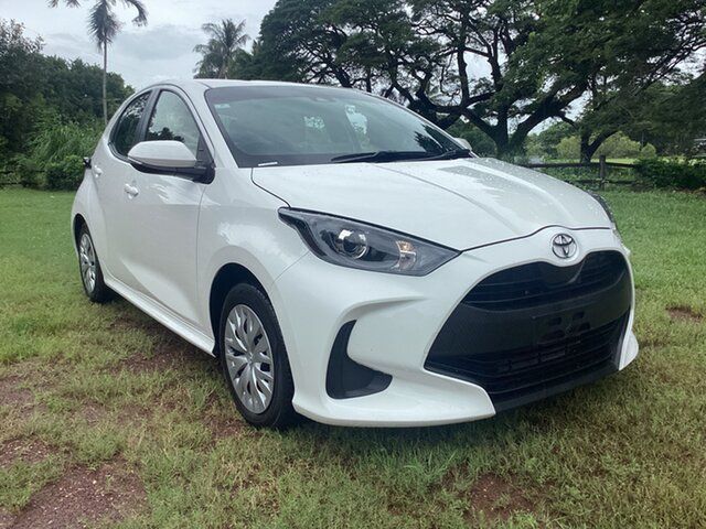 Pre-Owned Toyota Yaris Mxpa10R Ascent Sport Darwin, 2021 Toyota Yaris Mxpa10R Ascent Sport Glacier White 1 Speed Automatic Hatchback