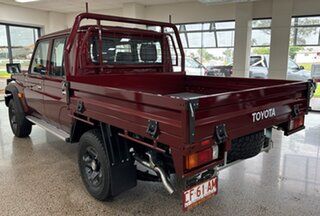 2024 Toyota Landcruiser Vdjl79R GXL Double Cab Maroon 5 Speed Manual Cab Chassis