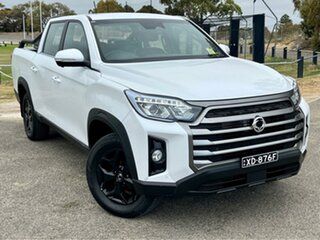 2023 Ssangyong Musso Q250 MY23 Ultimate Luxury Crew Cab XLV White 6 Speed Sports Automatic Utility