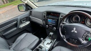 2014 Mitsubishi Pajero NX MY15 Exceed LWB (4x4) Silver 5 Speed Auto Sports Mode Wagon