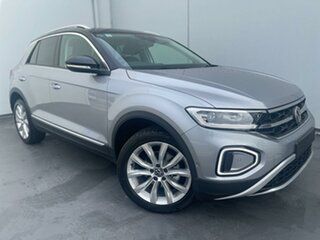 2023 Volkswagen T-ROC D11 MY24 110TSI Style Pyrite Silver 8 Speed Sports Automatic Wagon.