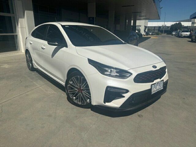 Used Kia Cerato BD MY20 GT DCT Ravenhall, 2019 Kia Cerato BD MY20 GT DCT Snow White Pearl 7 Speed Sports Automatic Dual Clutch Hatchback
