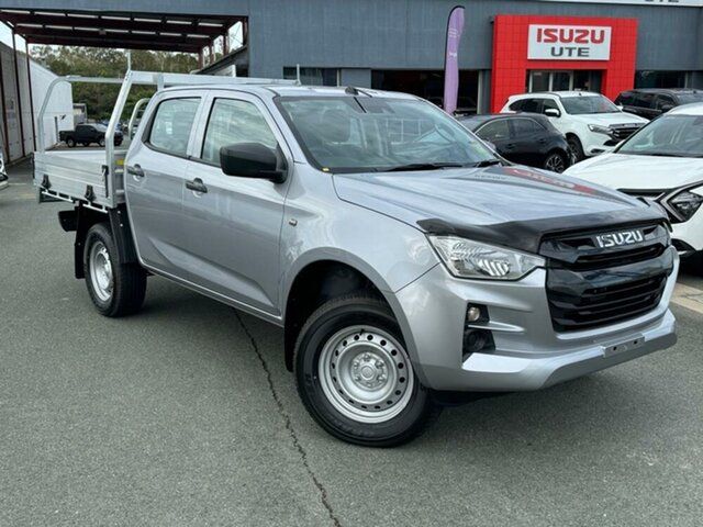 New Isuzu D-MAX RG MY23 SX Crew Cab Cleveland, 2023 Isuzu D-MAX RG MY23 SX Crew Cab Mercury Silver 6 Speed Sports Automatic Cab Chassis