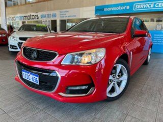 2016 Holden Commodore VF II MY16 SV6 Red 6 Speed Sports Automatic Sedan.