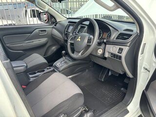 2018 Mitsubishi Triton MQ MY18 GLX White 5 Speed Automatic Cab Chassis.