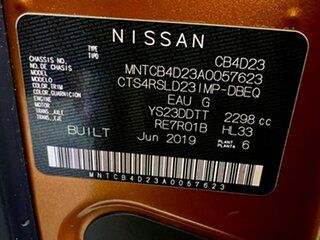 2019 Nissan Navara D23 S4 MY19 ST Orange 7 Speed Sports Automatic Utility