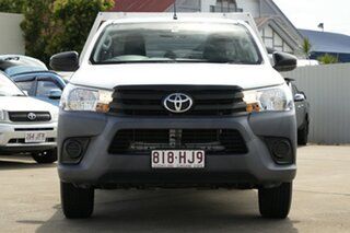2017 Toyota Hilux TGN121R Workmate 4x2 White 5 Speed Manual Cab Chassis