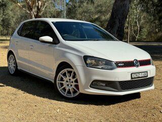 2013 Volkswagen Polo 6R MY13.5 GTI DSG White 7 Speed Sports Automatic Dual Clutch Hatchback.