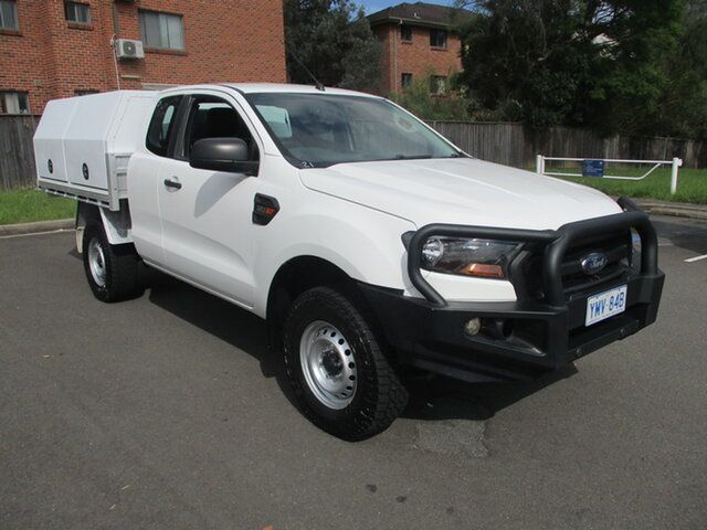Used Ford Ranger PX MkII MY18 XL 3.2 (4x4) Bankstown, 2018 Ford Ranger PX MkII MY18 XL 3.2 (4x4) White 6 Speed Manual Super Cab Chassis