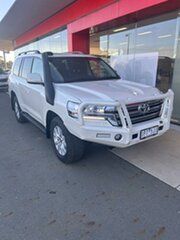 2019 Toyota Landcruiser VDJ200R VX White 6 Speed Sports Automatic Wagon.