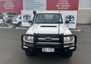 2022 Toyota Landcruiser VDJ79R GXL French Vanilla 5 Speed Manual Cab Chassis