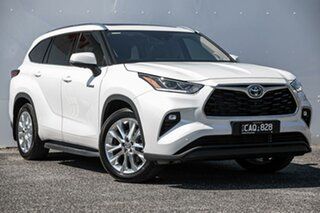 2022 Toyota Kluger Axuh78R Grande eFour White 6 Speed Constant Variable Wagon Hybrid.