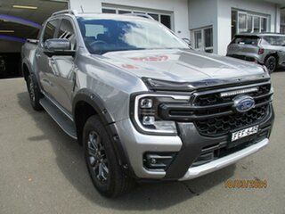 2023 Ford Ranger PY 2024.00MY Wildtrak Silver 10 Speed Sports Automatic Double Cab Pick Up.