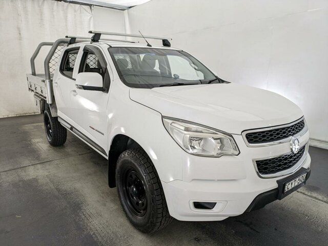 Used Holden Colorado RG MY15 LS Crew Cab Maryville, 2015 Holden Colorado RG MY15 LS Crew Cab White 6 Speed Manual Cab Chassis