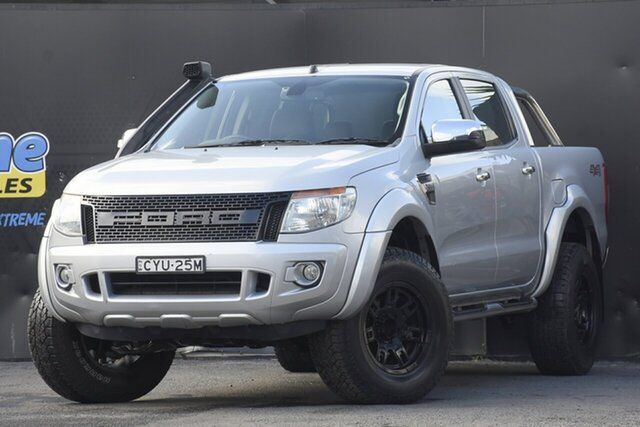 Used Ford Ranger PX MkII XLT Double Cab Campbelltown, 2015 Ford Ranger PX MkII XLT Double Cab Silver 6 Speed Sports Automatic Utility
