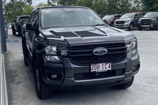 Used Ford Ranger PY 2023.50MY XLS Capalaba, 2023 Ford Ranger PY 2023.50MY XLS Meteor Grey 10 Speed Sports Automatic Double Cab Pick Up
